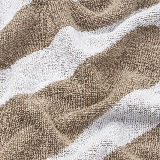 RSL Towel - Pebble/White